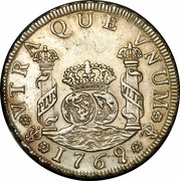 4 Reales - Charles III, Bolivia, 1767-1770 reverse image