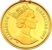⅒ Crown - Elizabeth II Peter Rabbit standing obverse image