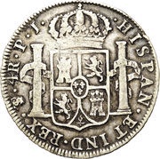 4 Reales - Charles IV, Bolivia, 1791-1809 reverse image