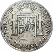 8 Reales - Charles IV, Bolivia, 1789-1790 reverse image