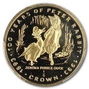 ⅕ Crown - Elizabeth II Jemima Puddle-Duck reverse image