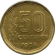 50 Centavos reverse image