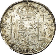 8 Reales - Ferdinand VII, Bolivia, 1808-1825 reverse image