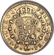 1 Escudo - Charles IV reverse image
