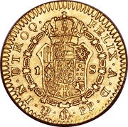 1 Escudo - Charles IV reverse image