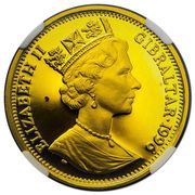 ⅕ Crown - Elizabeth II Grace Kelly obverse image