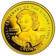 ⅕ Crown - Elizabeth II Marilyn Monroe reverse image