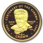 ⅕ Crown - Elizabeth II Elvis Presley reverse image