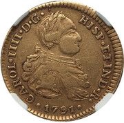 2 Escudos - Charles IV obverse image