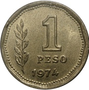 1 Peso reverse image