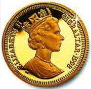 ⅕ Crown - Elizabeth II Paddington Bear; Platinum Proof obverse image