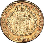 4 Escudos - Charles III reverse image