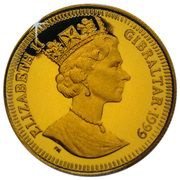 ⅕ Crown - Elizabeth II The year of the Rabbit; Peter Rabbit; Gold Proof obverse image