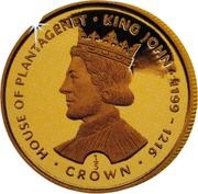 ⅕ Crown - Elizabeth II King John reverse image