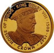 ⅕ Crown - Elizabeth II King Henry VIII reverse image