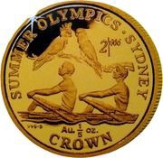 ⅕ Crown - Elizabeth II Rowers and Birds, United Kingdom, 1999-2000 reverse image