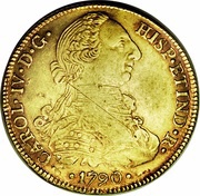 8 Escudos - Charles IV obverse image