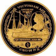 ⅕ Crown - Elizabeth II The Diamond Jubilee; with diamond reverse image