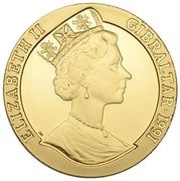 ½ Crown - Elizabeth II Rotary Club of Gibraltar obverse image