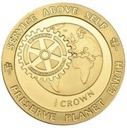 ½ Crown - Elizabeth II Rotary Club of Gibraltar, United Kingdom, 1991 reverse image