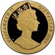 ½ Crown - Elizabeth II Millennium obverse image