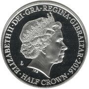 ½ Crown - Elizabeth II Battle of the Atlantic - Light communication obverse image