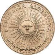 1 Peso Pattern - Double Laurel Sprig obverse image