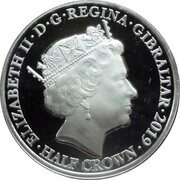 ½ Crown - Elizabeth II D-Day Landings obverse image