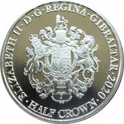 ½ Crown - Elizabeth II 75th Anniversary of VE Day, 'The Headline' obverse image