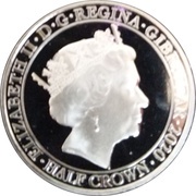 ½ Crown - Elizabeth II The little ships of Dunkirk obverse image