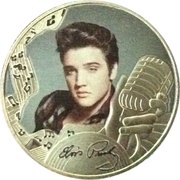 ½ Crown - Elizabeth II Elvis Presley, United Kingdom, 2021 reverse image