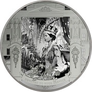 ½ Crown - Elizabeth II Her Oath, United Kingdom, 2021 reverse image