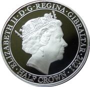 ½ Crown - Elizabeth II The People's War - The Farewell obverse image