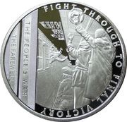½ Crown - Elizabeth II The People's War - The Farewell, United Kingdom, 2021 reverse image