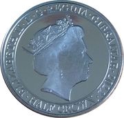 ½ Crown - Elizabeth II Devoted to Your Service obverse image