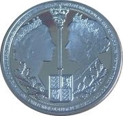 ½ Crown - Elizabeth II Devoted to Your Service, United Kingdom, 2022 reverse image
