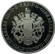 ½ Crown - Charles III Tutankhamun obverse image