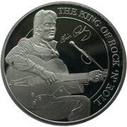 ½ Crown - Charles III Elvis Presley, United Kingdom, 2023 reverse image