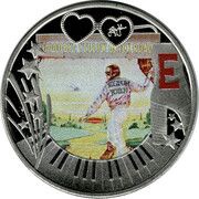 ½ Crown Elton John, Goodbye Yellow Brick Road, United Kingdom, 2023 reverse image