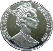 1 Crown - Elizabeth II World Cup - Goalkeeper obverse image