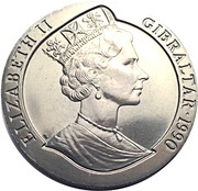 1 Crown - Elizabeth II Postage Stamp obverse image