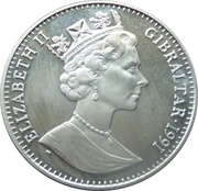 1 Crown - Elizabeth II Prince Charles obverse image