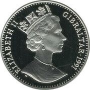 1 Crown - Elizabeth II Corgi; Silver Proof obverse image