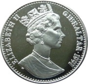 1 Crown - Elizabeth II Long-jump obverse image