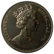 1 Crown - Elizabeth II Olympic Victor obverse image