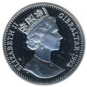 1 Crown - Elizabeth II Cocker Spaniel; Silver Proof obverse image
