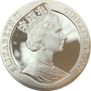 1 Crown - Elizabeth II U.S.S. McLanahan; Silver Proof obverse image