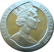 1 Crown - Elizabeth II H.M.S. Warspite; Silver Proof obverse image