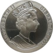 1 Crown - Elizabeth II H.M.S. Hood obverse image