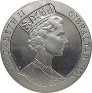 1 Crown - Elizabeth II U.S.S. Gleaves obverse image